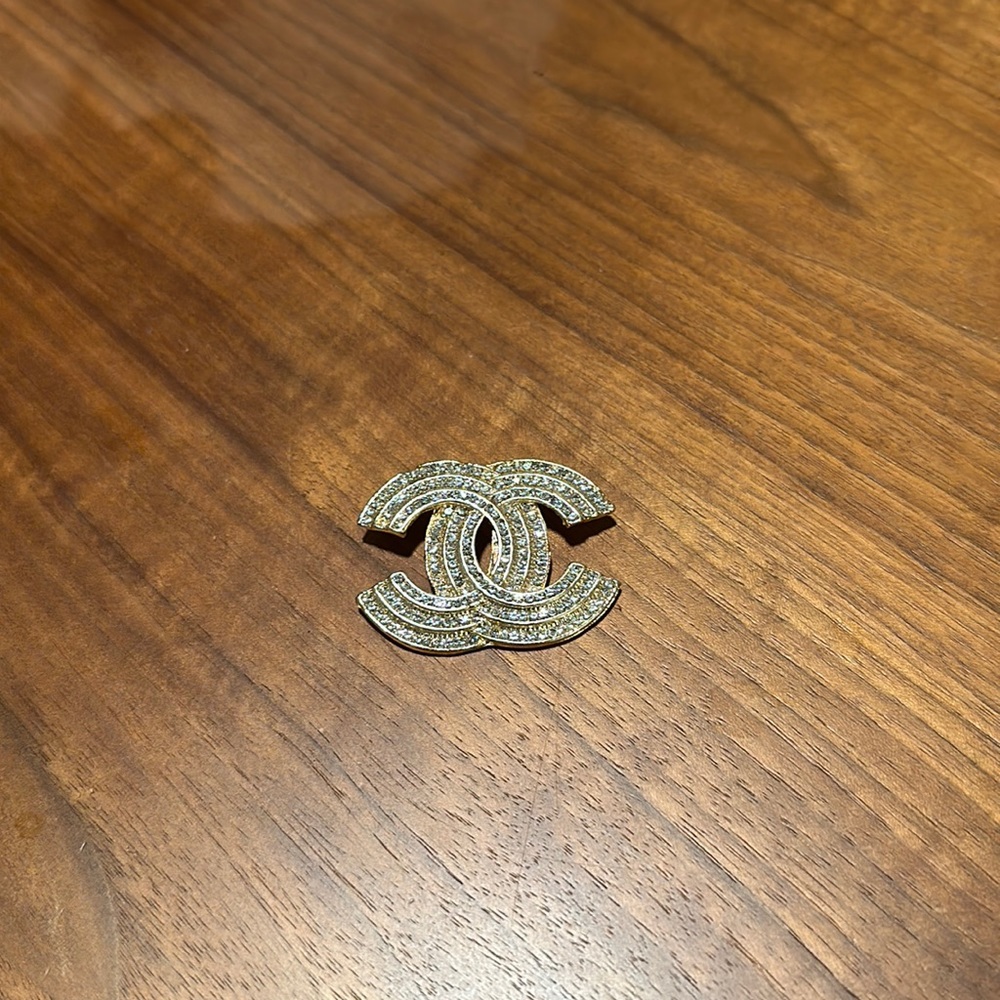 Chanel style brooch pin